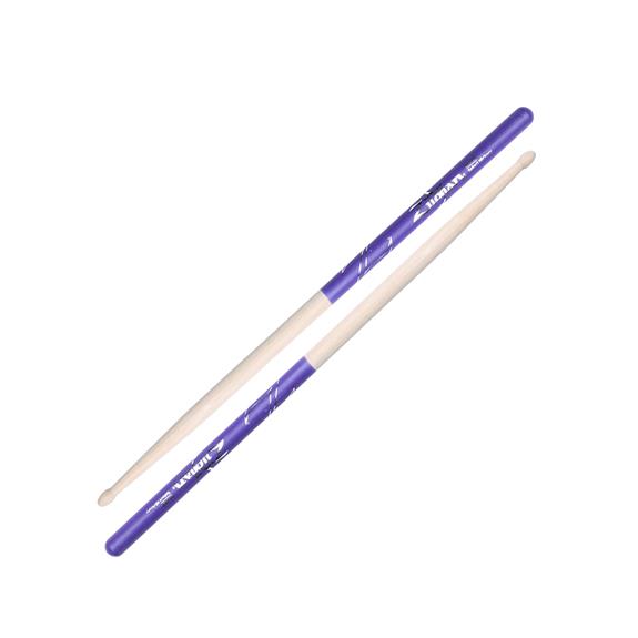 Zildjian - 5A Wood Tip Hickory Drumsticks with Purple DIP #Z5ADP