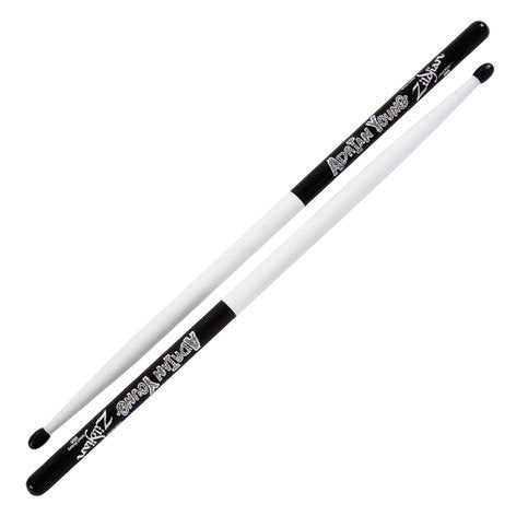 Zildjian - Adrian Young Black/White Drumsticks #ZASAY