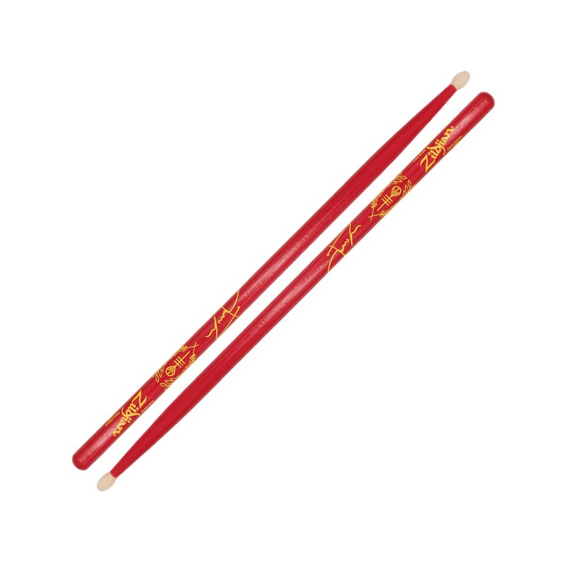 Zildjian - Josh Dun Signature 5A Drumsticks, Clancy Red #ZASJD3