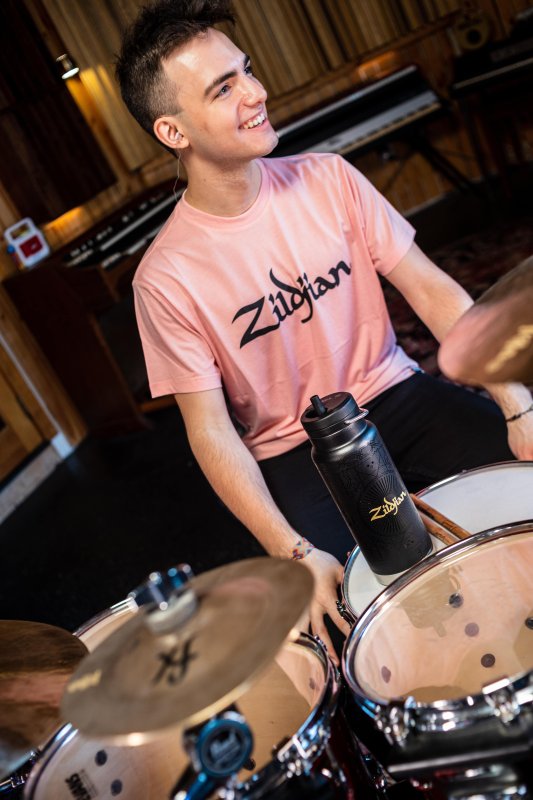 Zildjian - Classic Logo T-Shirt Pink, XL #ZATS0044