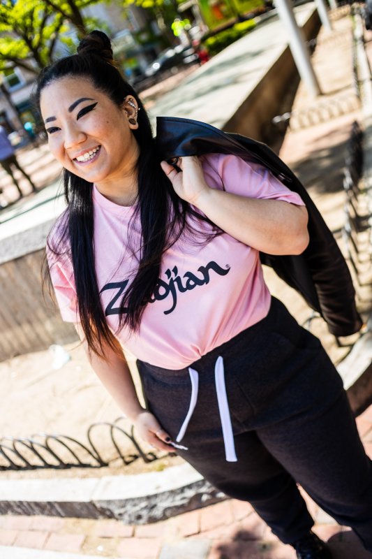 Zildjian - Classic Logo T-Shirt Pink, 2XL #ZATS0045