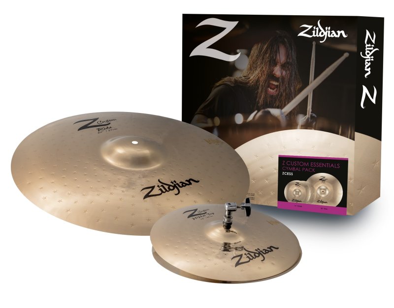 Zildjian - Z Custom Essentials 2-piece Cymbal Pack with 14" Hi-hats and 20" Ride #ZCESS