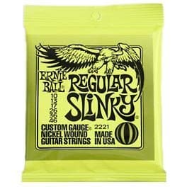 Ernie Ball - 10-46 Regular Slinky Nickel Wound pour guitare électrique #P02221