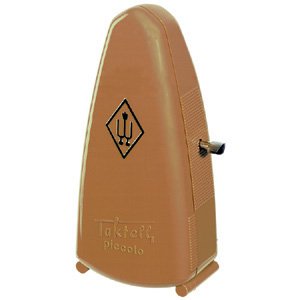 Wittner – 835 Métronome Taktell Piccolo sans cloche – Plastique marron clair