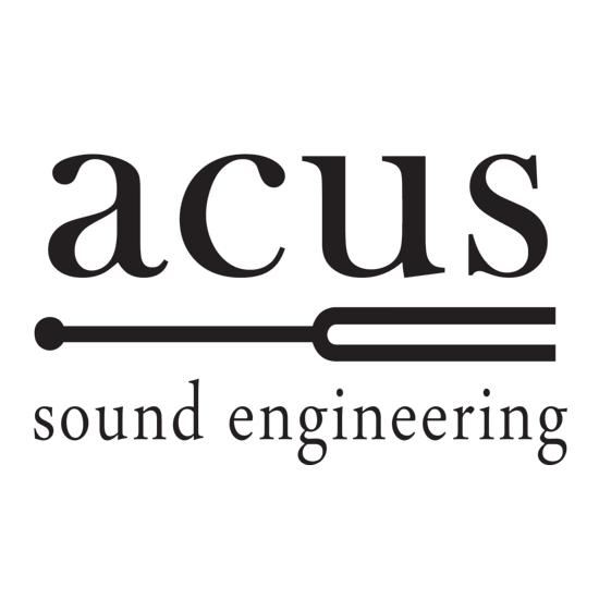 Acus Sound Engineering